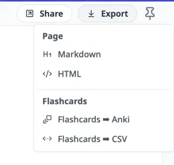 introducing page exports