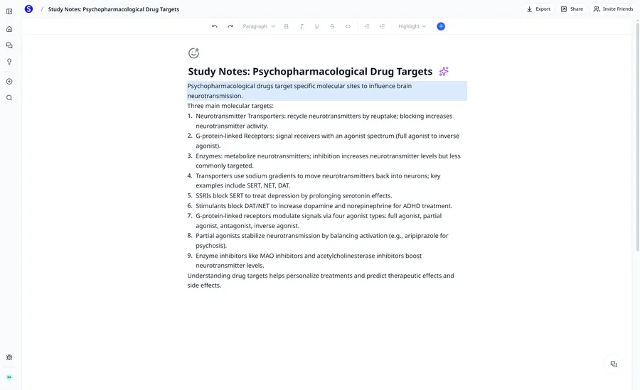 Notes Feature
