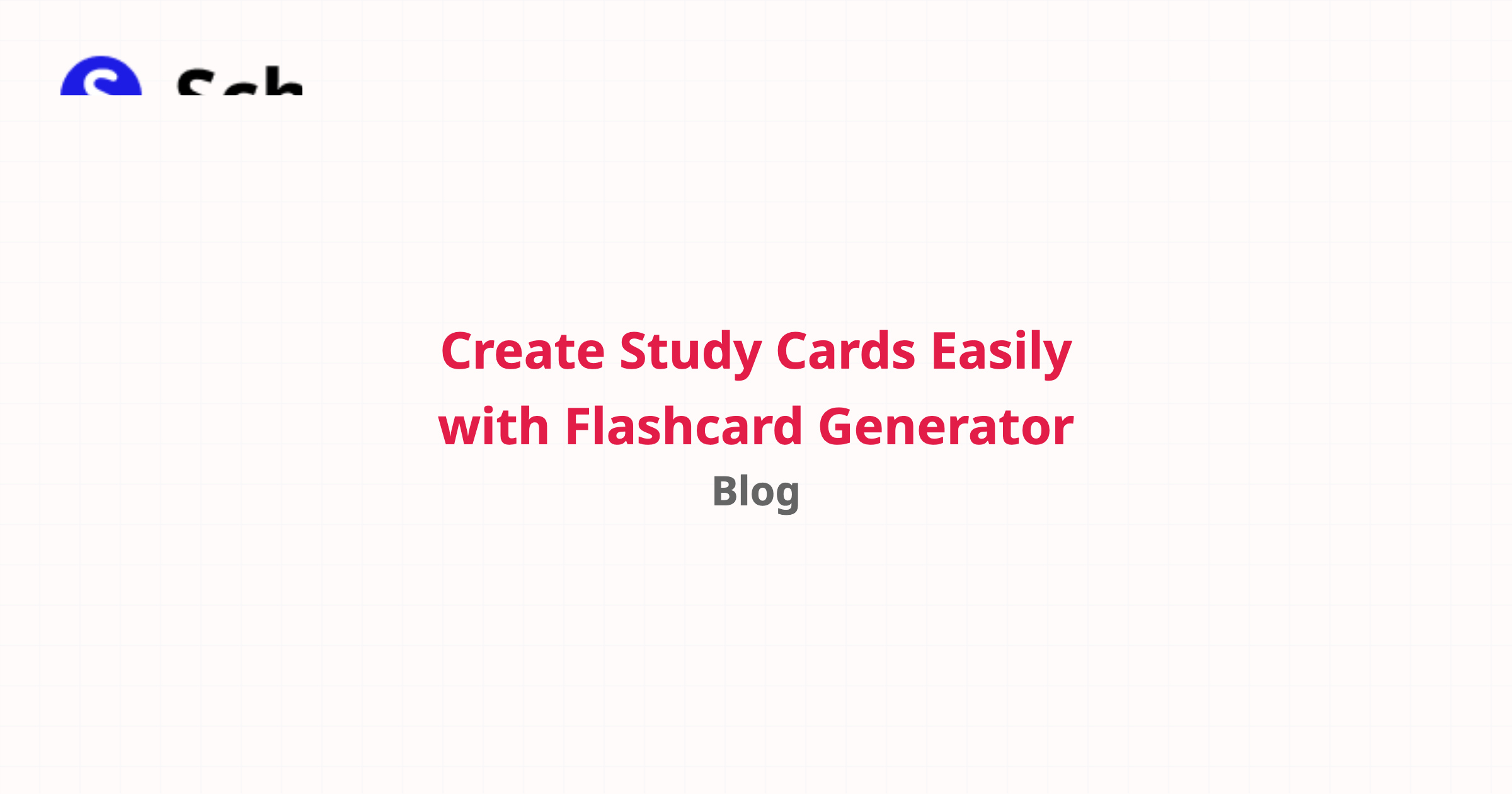 Create Study Cards Easily with Flashcard Generator