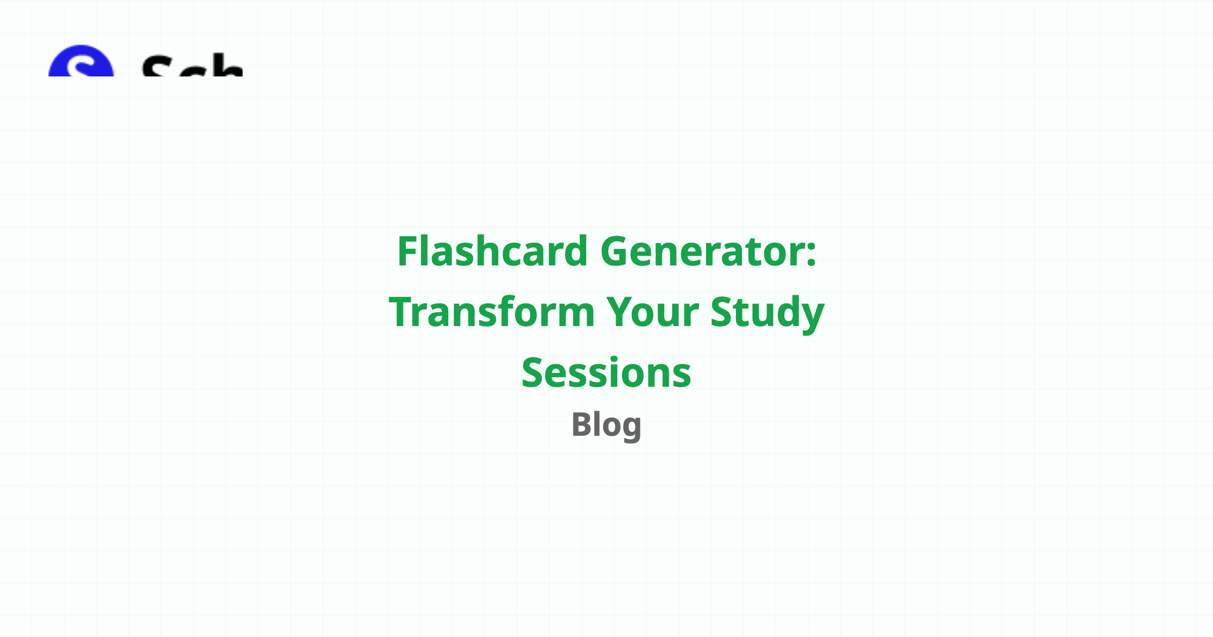 Flashcard Generator: Transform Your Study Sessions