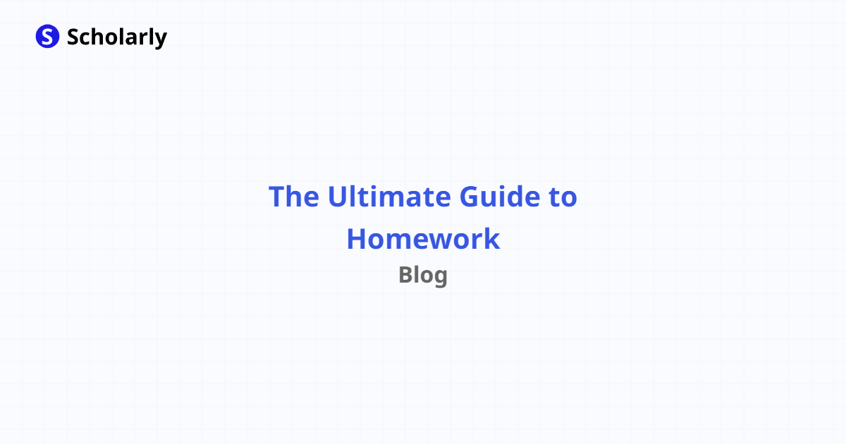 the ultimate homework book pdf