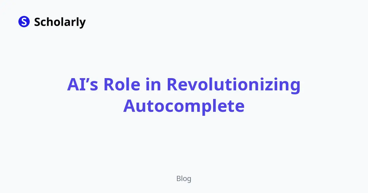 AI’s Role in Revolutionizing Autocomplete editorial illustration