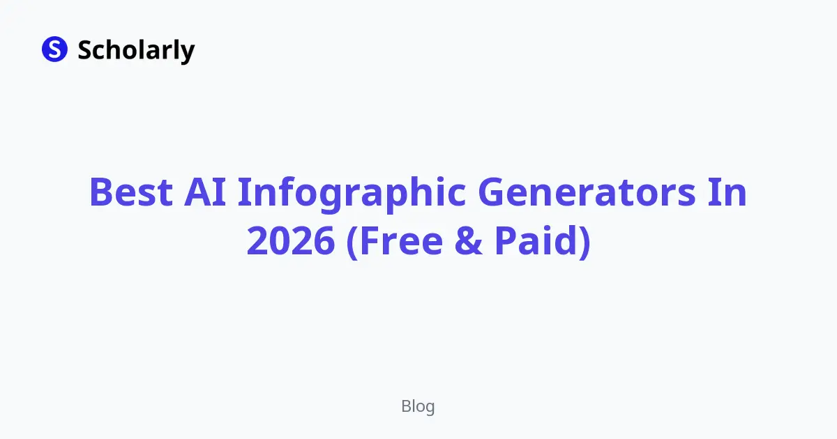 Best AI Infographic Generators In 2026 (Free & Paid)