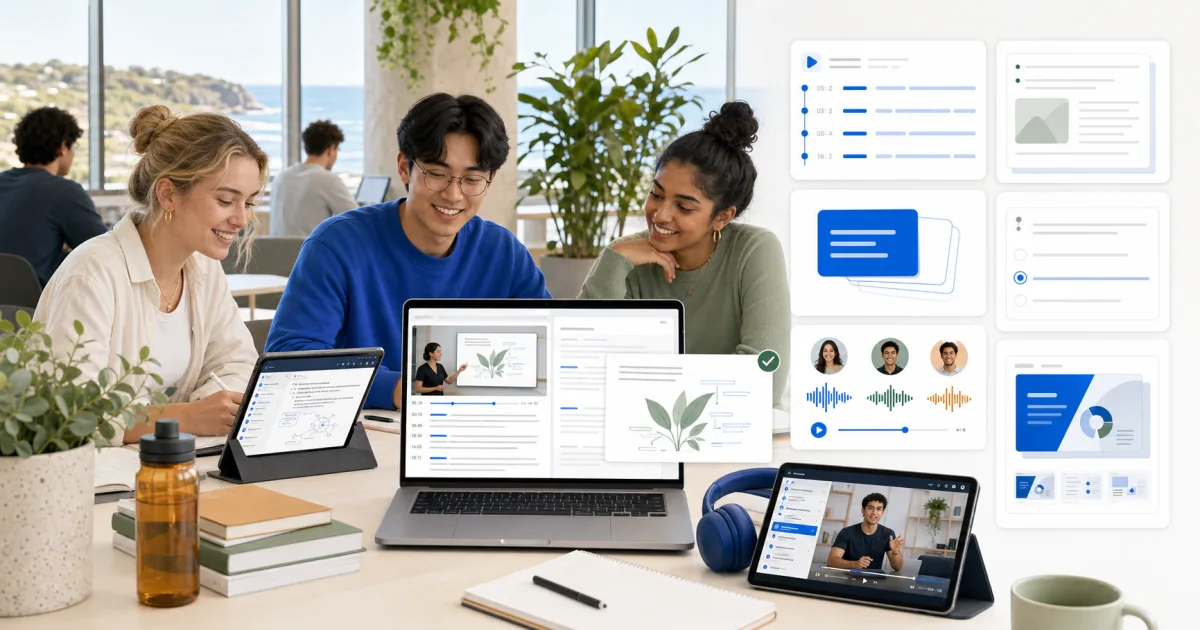 Best AI Study Apps for Australian University Students (2026) editorial illustration
