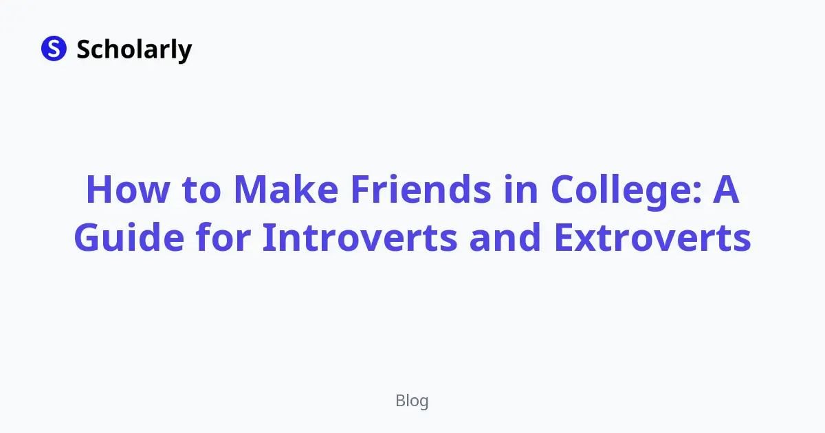 How to Make Friends in College: A Guide for Introverts and Extroverts editorial illustration