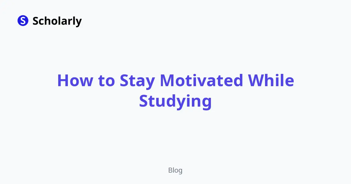 How to Stay Motivated While Studying editorial illustration