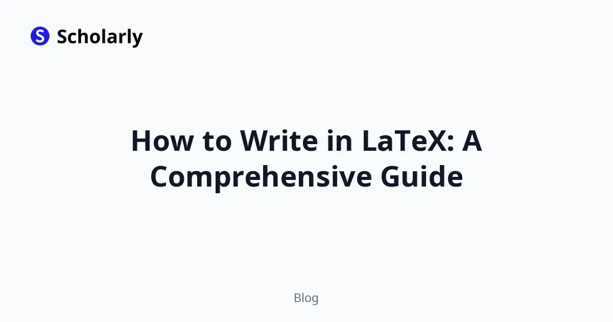 How to Write in LaTeX: A Comprehensive Guide editorial illustration