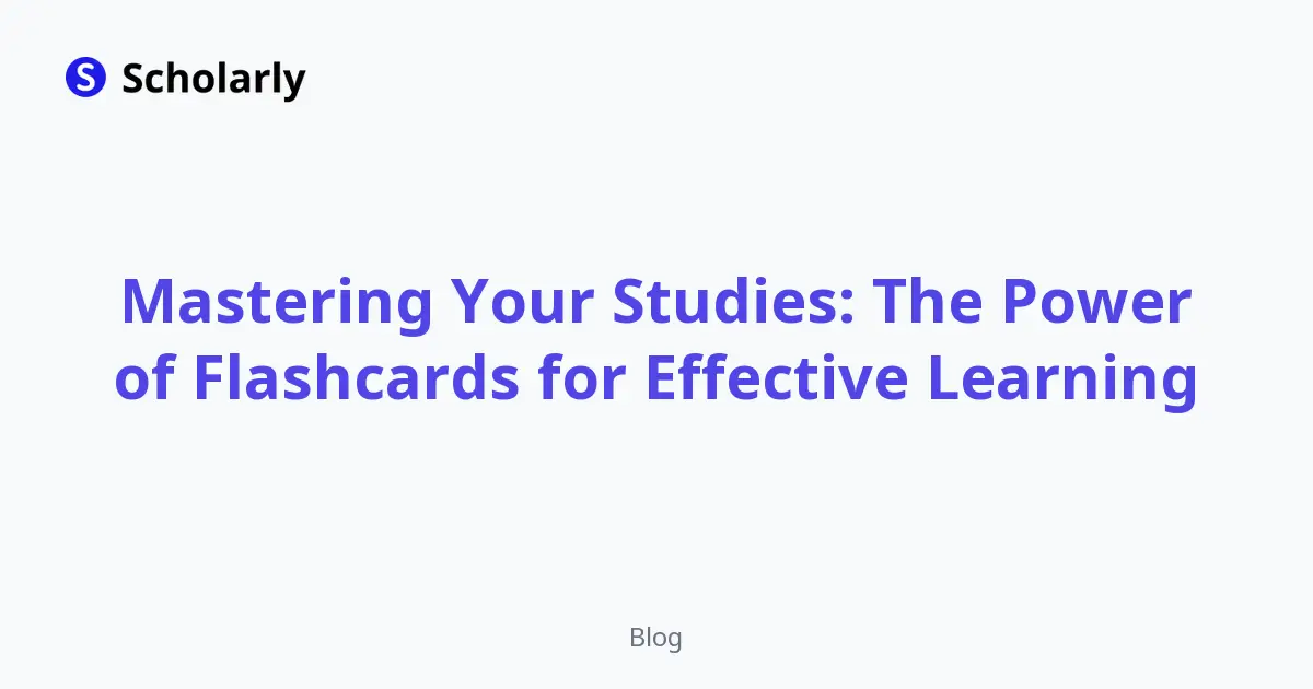 How Flashcards Make Studying More Effective editorial illustration