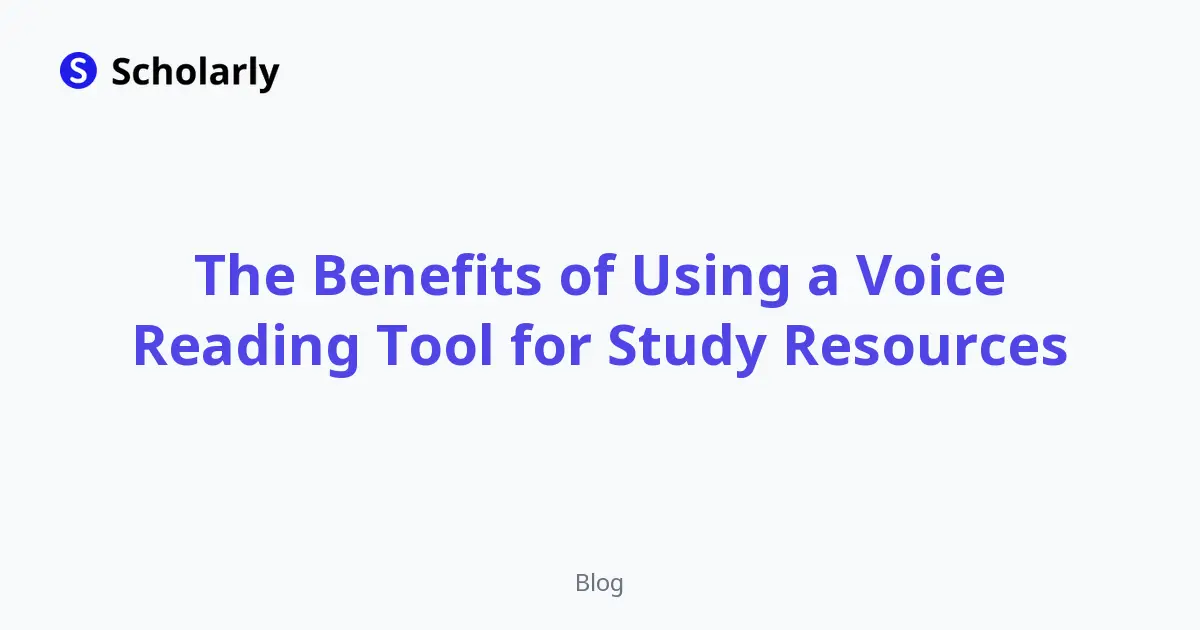 Voice Reading Tools: Benefits for Studying editorial illustration