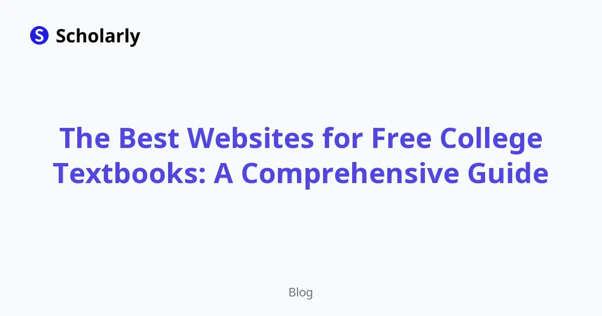 The Best Websites for Free College Textbooks: A Comprehensive Guide editorial illustration