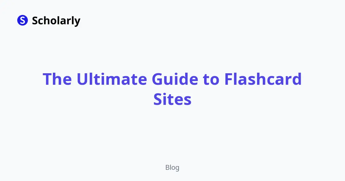 The Ultimate Guide to Flashcard Sites editorial illustration