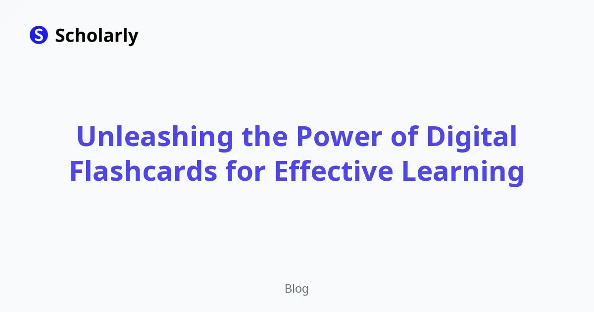 Digital Flashcards: How to Learn Faster editorial illustration