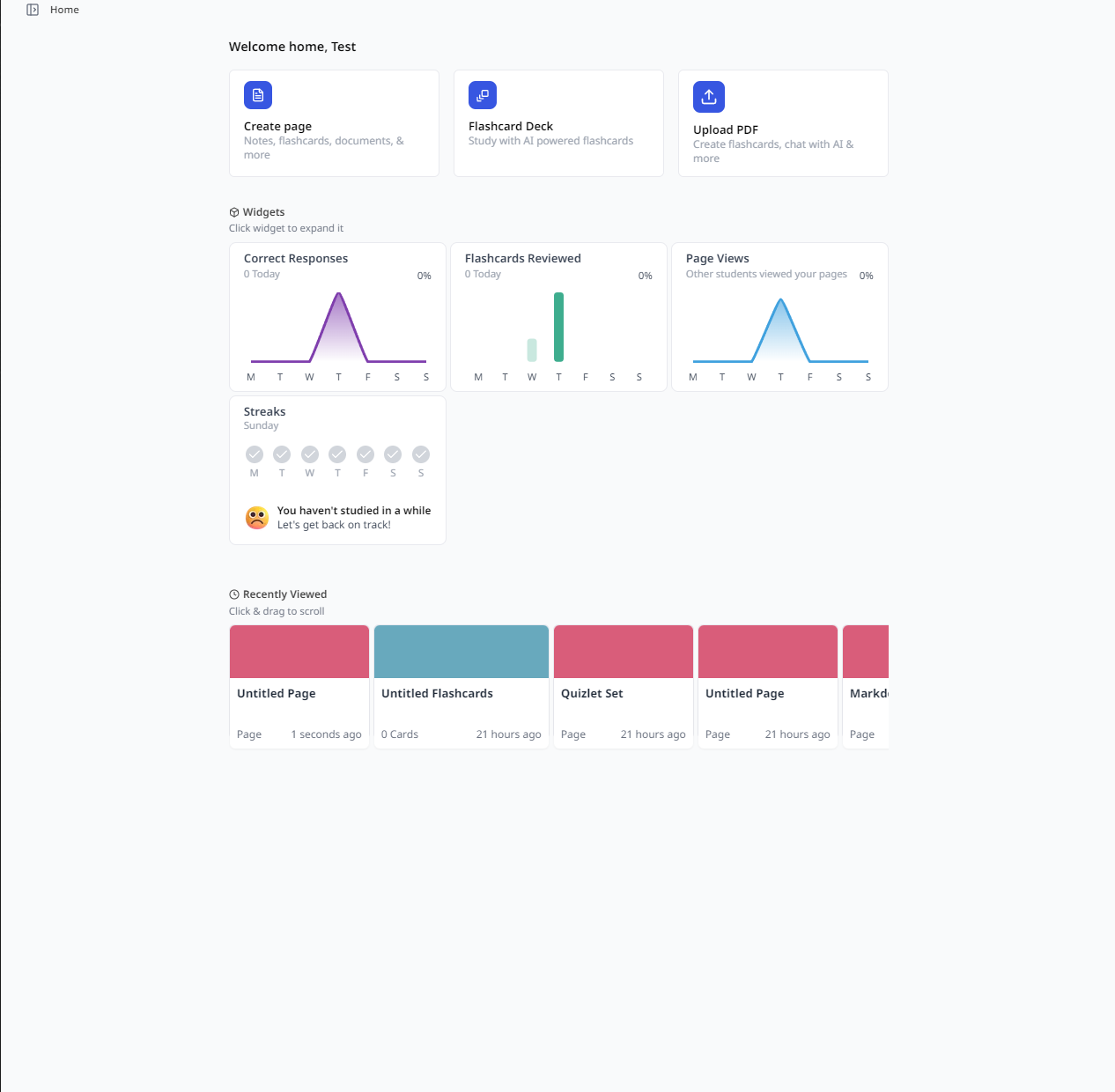 new home page redesign