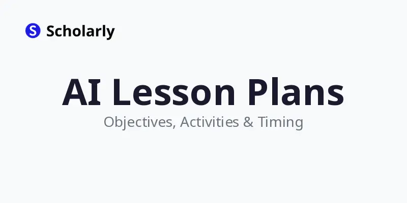 AI Lesson Plans