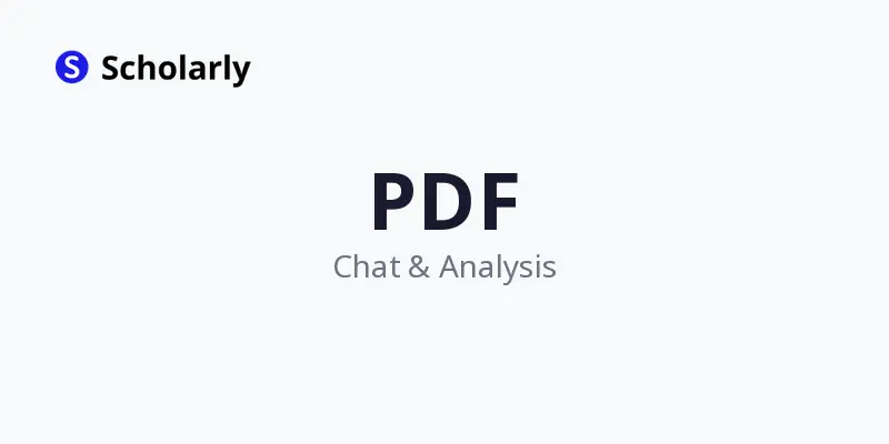 PDF Chat and Analysis