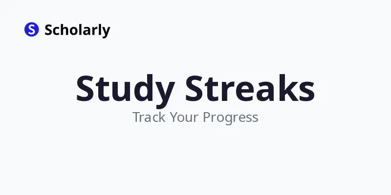 Study Streaks and Progress