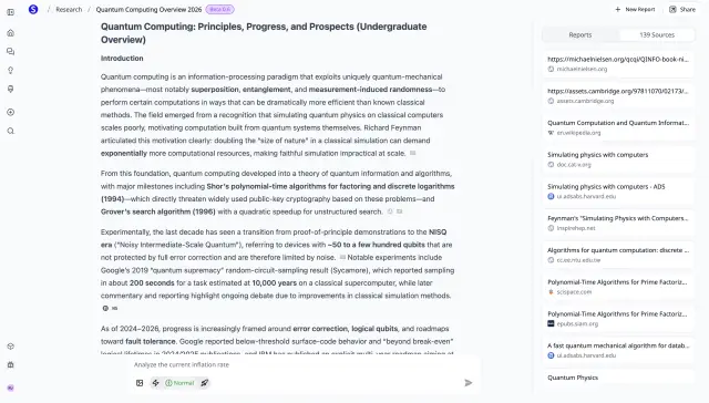 Scholarly ディープリサーチ - 出典と引用を含むAIリサーチ